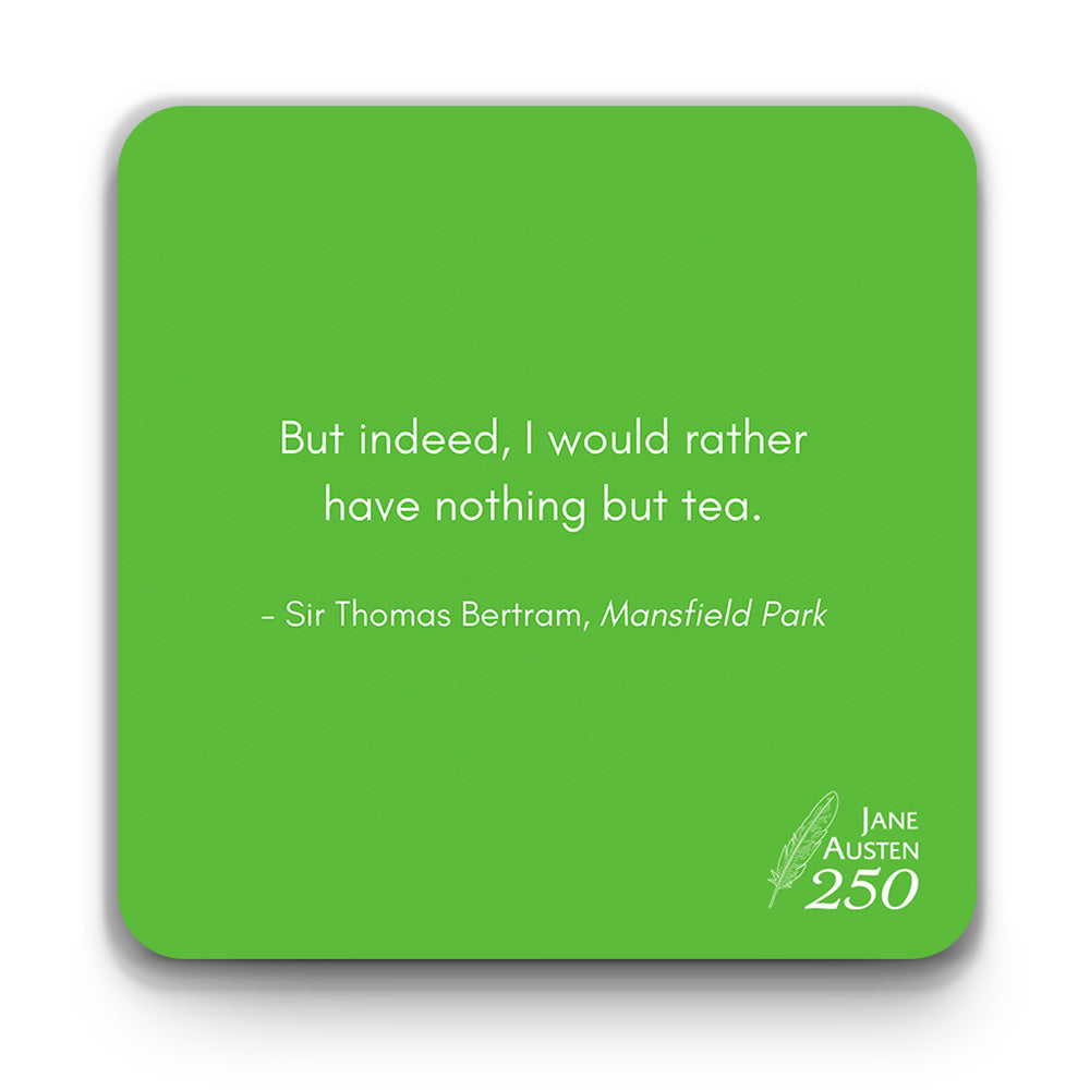 Jane Austen Quote Coaster