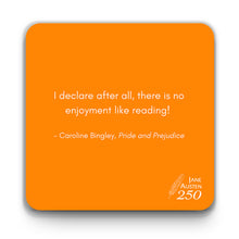 Jane Austen Quote Coaster