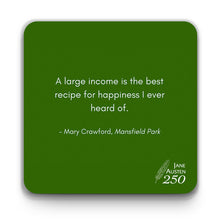 Jane Austen Quote Coaster