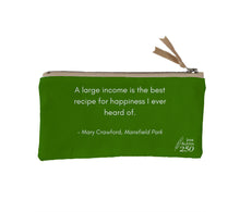 Jane Austen Quote Zip Case