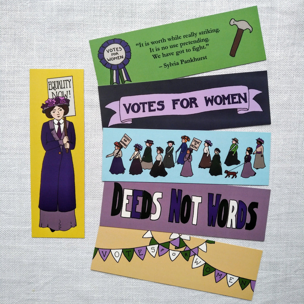 Suffragette  - Bookmark Set