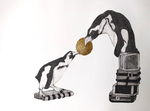 The Last Biscuit - Print by Jayne Kozlow