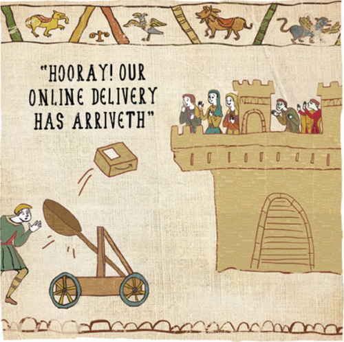 Bayeux Tapestry Card -'Online Delivery'