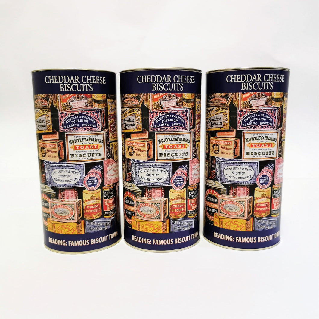 Reading: Famous Biscuit Town, Mature Cheddar Biscuits Drum
