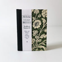 Hand-Bound Notebooks in Green Moss Print - Odd Bindings