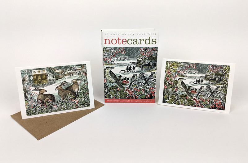 Card Pack Holly Hedge & We Three Hares