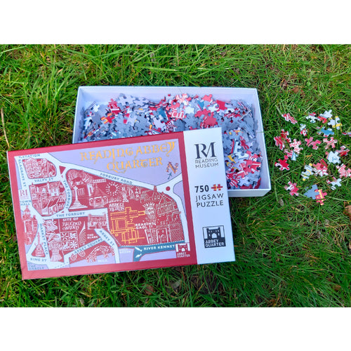 Reading Abbey Quarter Map Jigsaw Puzzle - 750 Pieces