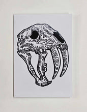 Smilodon Skull Print