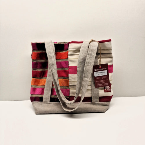 Conviktion Mini Tote Bag - Upcycled Fabric