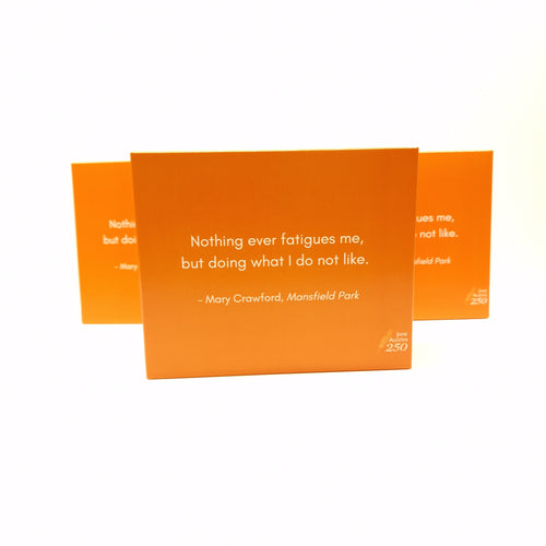 Jane Austen Quote Clotted Cream Fudge