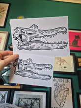 Spinosaurus Skull Print