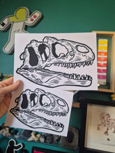 Allosaurus Skull Print