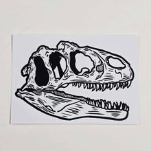Allosaurus Skull Print