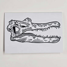 Spinosaurus Skull Print
