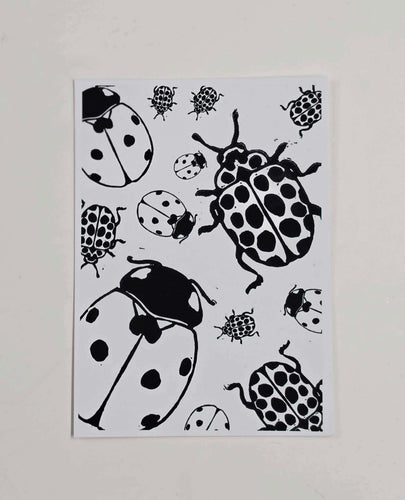 Ladybug Print A6