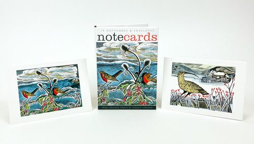 Card Pack Robins and Teasels & Curlew Christmas