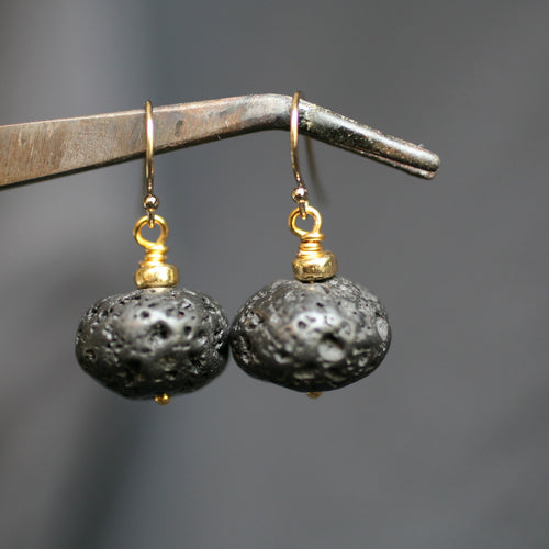 Tanis Lava Earrings - Harmattan Jewellery