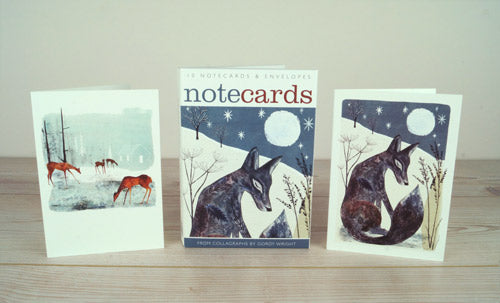 Card Pack Midnight Fox & Woodland Clearing