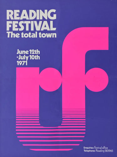 Reading Festival 1971 Poster