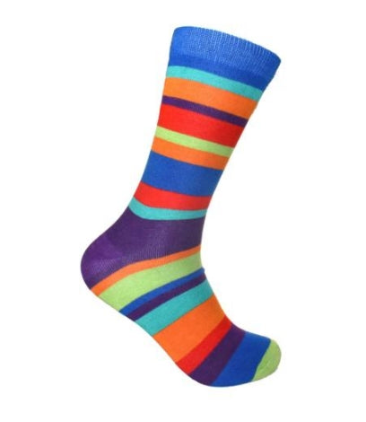 Bamboo Socks with Stripes