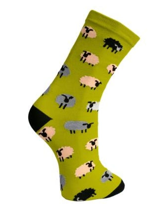 Bamboo Socks with Sheep