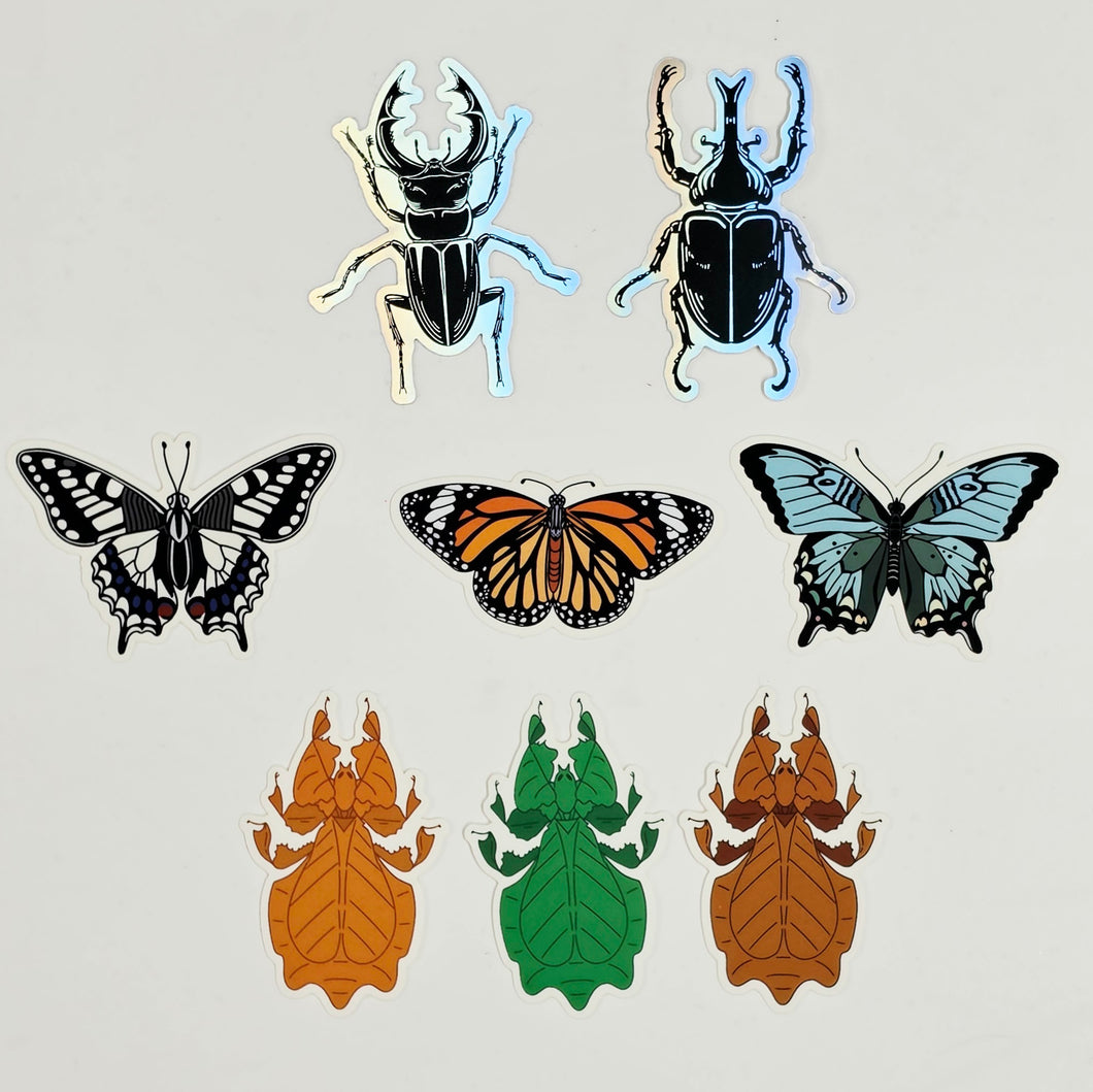 Natural History Sticker Pack - Insect or Dino