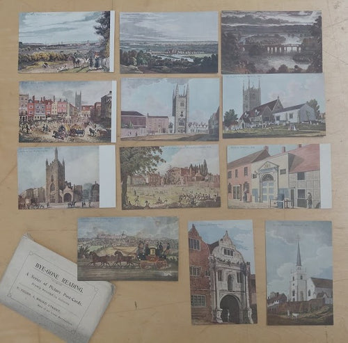 Vintage Reading Postcards - Set of 12