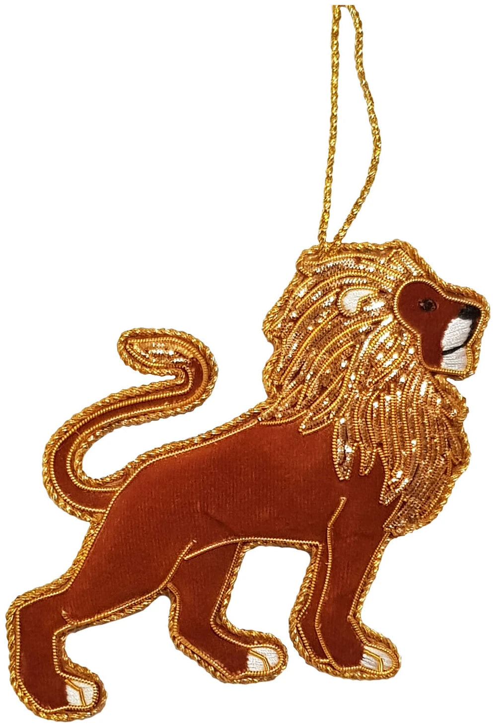Lion with Sparkly Mane Decoration