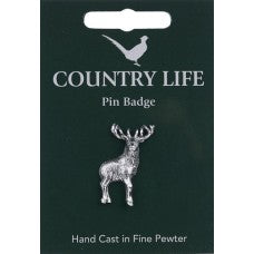 Stag Pin Badge