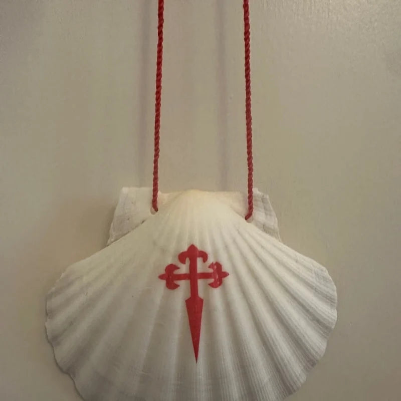 Scallop Shell with St James' Cross