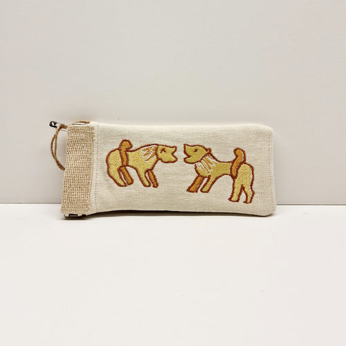 Bayeux Tapestry Embroidered Glasses Pouch