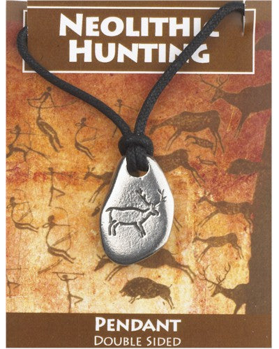 Neolithic Hunting Stag Pendant