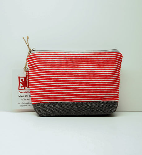 Conviktion Makeup Bag - Upcycled Fabric