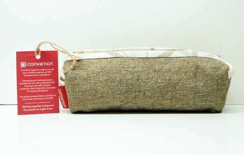 Conviktion Pencil Case- Upcycled Fabric