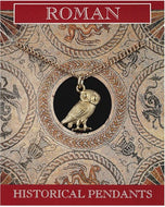 Roman Owl Pendant Gold