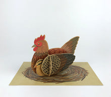 Pop Out Hen Card by Alice Melvin