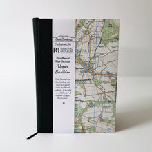 Hand-Bound Reading and Berkshire Map Print Journals - Odd Bindings