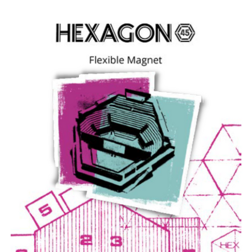 Hexagon 45 Magnet