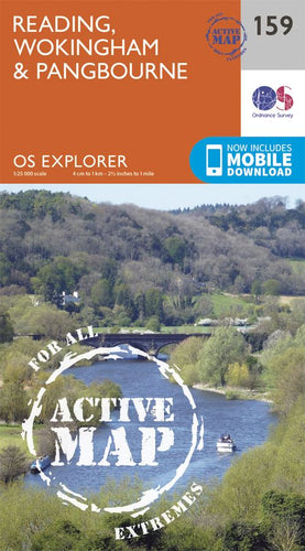 OS Explorer Map 159 Weatherproof: Reading, Wokingham & Pangbourne